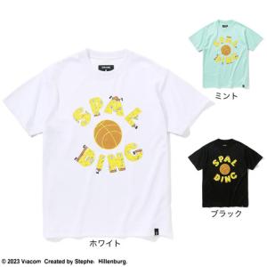 スポルディング（SPALDING）（キッズ）バスケットボールウェア ジュニア Tシャツ スポンジ・ボブ アルファベット SJT23158S｜supersportsxebio