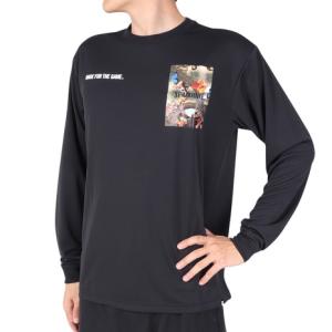 スポルディング（SPALDING）（メンズ）バスケットボールウェア ロングスリーブTシャツ バタフライ プレイド SMT23107｜SuperSportsXEBIO Yahoo!店