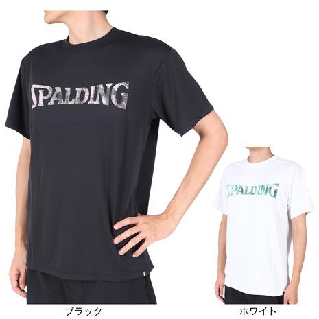 スポルディング（SPALDING）（メンズ）バスケットボールウェア Tシャツ ウォールペイント ロゴ...