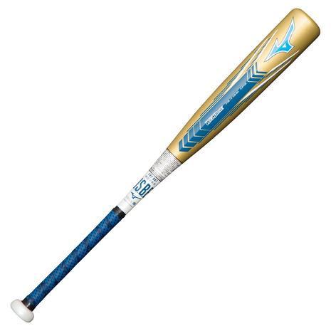 ミズノ（MIZUNO）（キッズ）少年軟式用バット 野球 ジュニア ウィルドライブ ブルー 72cm/...