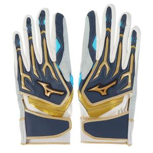 ミズノ（MIZUNO）（メンズ）ミズノプロ バッティンググローブ 野球 シリコンパワーアークW 両手用 1EJEA520｜supersportsxebio