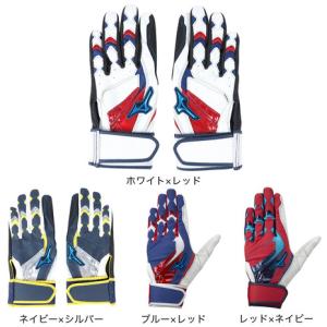 ミズノ（MIZUNO）（キッズ）ジュニア バッティング用グローブ 野球 WILLDRIVE BLUE 1EJEY528｜supersportsxebio