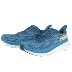 ホカ（HOKA）（メンズ）ランニングシューズ クリフトン9 ブルー レギュラー 1127895-MOBS スニーカー ジョギング トレーニング 軽量 クッション性｜supersportsxebio