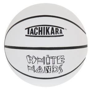 タチカラ（TACHIKARA）（キッズ）ジュニア バスケットボール 5号球 WHITEHANDS ホワイト×ブラック SB5-201｜supersportsxebio