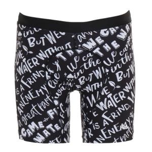 RA （RA） （メンズ） 水着 メンズ 水泳 ロングボクサー LIFEISASAW RA523-JLIFE BKWHの商品画像