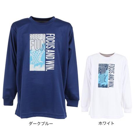 エックスティーエス（XTS）（キッズ）ジュニア バスケットボールウェア ドライプラス 長袖Tシャツ ...