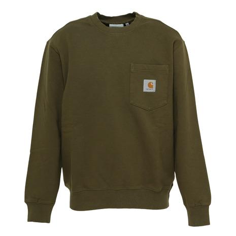 カーハート（CARHARTT）（メンズ）トレーナー メンズ ポケットスウェットシャツ I030903...