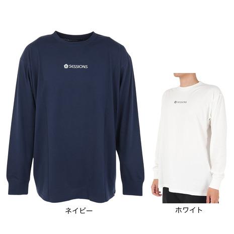 セッションズ（SESSIONS）（メンズ）ペイズリー ボックス 長袖Tシャツ 237198