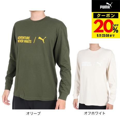 プーマ（PUMA）（メンズ）STYLE TECH 長袖 グラフィックTシャツ 679541