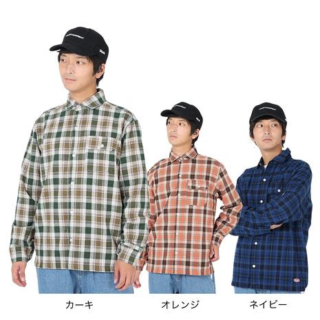 スライド（SLYDE）（メンズ）FLANNEL EMB シャツ SL23FWM-APP001