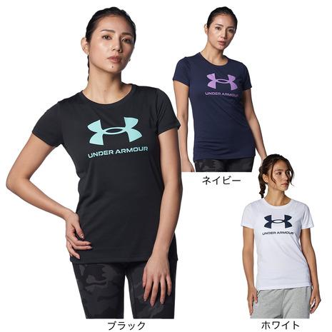 アンダーアーマー（UNDER ARMOUR）（レディース）テック ビッグロゴ 半袖Tシャツ 1384...