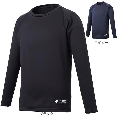 デサント（DESCENTE）（キッズ）野球ユニフォーム ジュニア 丸首長袖アンダーシャツ JSTD-...