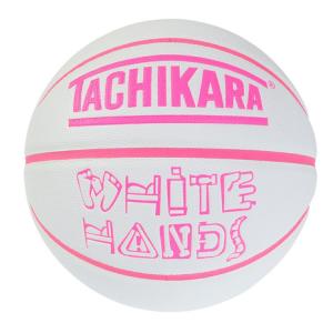 タチカラ（TACHIKARA）（レディース）バスケットボール 6号球 WHITEHANDS ホワイト...