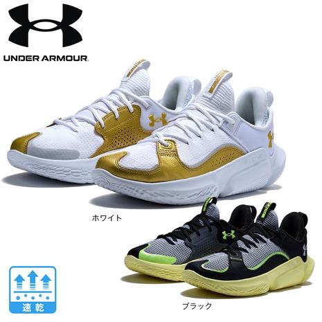 アンダーアーマー（UNDER ARMOUR）（メンズ、レディース）バスケットシューズ バッシュ フロ...