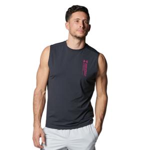 アンダーアーマー（UNDER ARMOUR）（メンズ）アイソチル スリーブレスTシャツ 1384794 016｜supersportsxebio