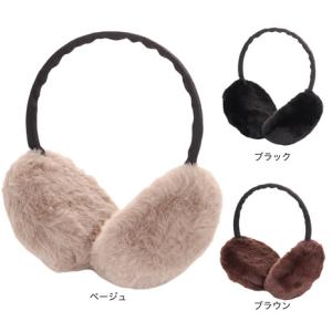 miumiu イヤーマフ 耳あて miu miu（ミュウミュウ） イヤーマフ レディース ロゴ レザー ボア