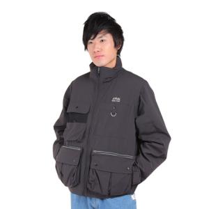 バクタ(BUKTA)レトロナイロンスタンド ジャケット BU2525131:19:BLACK(Men’s) バクタ（BUKTA）（メンズ）レトロナイロンスタンド ジャケット