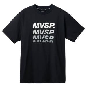 デサント（DESCENTE）（メンズ）半袖Tシャツ メンズ 吸汗速乾 グラデーションロゴ DMMVJA51 BK｜supersportsxebio