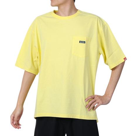 マナスタッシュ（MANASTASH）（メンズ）ベントTシャツ 792-4135003 YELLOW