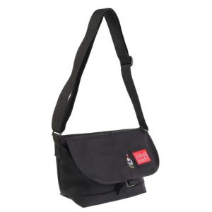 マンハッタンポーテージ（ManhattanPortage）（メンズ、レディース、キッズ）メッセンジャーバッグ JRS Flap Zipper Pocket ミニー MP1605JRSFZPMIN23 BLACK｜supersportsxebio