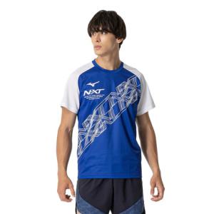 ミズノ（MIZUNO）（メンズ、レディース）陸上ウェア シャツ N-XTプラクティス 半袖Tシャツ U2MAB01525 速乾｜supersportsxebio