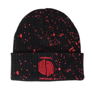 ミッチェルアンドネス （Mitchell&Ness） （メンズ） NBA NEP KNIT TRAIL BLAZER ニット帽 KTCF1387-PTBYYPPPBLCKの商品画像