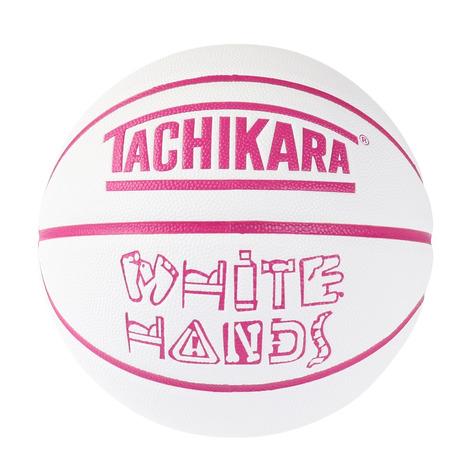 タチカラ（TACHIKARA）（メンズ）バスケットボール 7号球 WHITE HANDS ホワイト×...