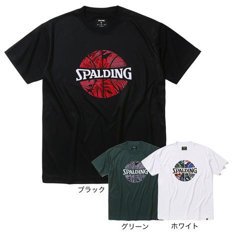 スポルディング（SPALDING）（メンズ）バスケットボールウェア Tシャツ ネオン トロピカル ボ...
