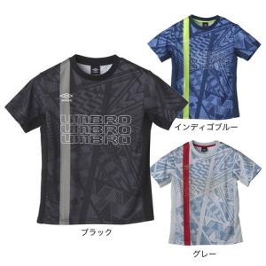 アンブロ（UMBRO）（キッズ）サッカーウェア ジュニア THE THIRD グラフィックショートスリーブプラシャツ UUJXJA51｜SuperSportsXEBIO Yahoo!店