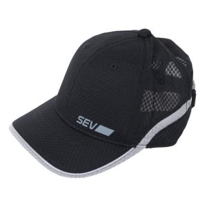 セブ（SEV）（メンズ、レディース）RUN オールメッシュキャップ BLK 24SGCPKH004BLK｜supersportsxebio