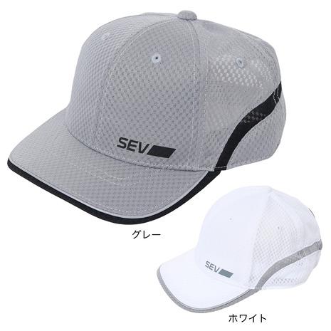 セブ（SEV）（メンズ、レディース）RUN オールメッシュキャップ 24SGCPKH004