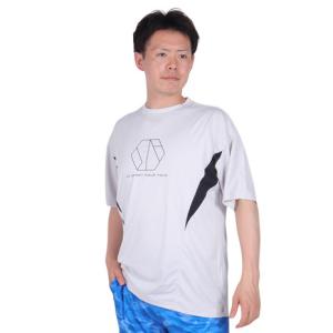 ジローム（GIRAUDM）（メンズ）VIATEX DRY メッシュ Tシャツ CT4S0021-TR863-GRES GRY｜supersportsxebio