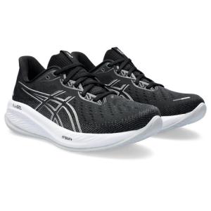 アシックス（ASICS）（メンズ）ランニングシューズ ゲル キュムラス26 エクストラワイド ブラック ホワイト 1011B791.002 スニーカー ジョグ｜supersportsxebio