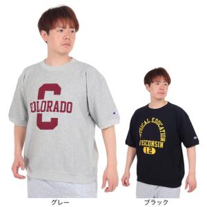 チャンピオン-ヘリテイジ（CHAMPION-HERITAGE）（メンズ）リバースウィーブ ハーフスリーブ クルーネック スウェットシャツ C3-X012｜SuperSportsXEBIO Yahoo!店