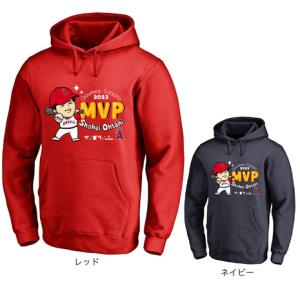 MJ・MLB（MJ・MLB）（メンズ、レディース）野球ウェア 大谷翔平 MVP記念 2023 イラスト パーカー エンゼルス ML06-23FW-0005
