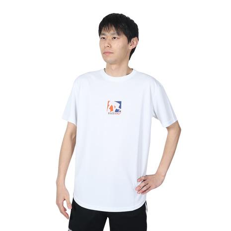 エゴザル（EGOZARU）（メンズ）バスケットボールウェア カラースイッチロゴ Tシャツ EZST-...