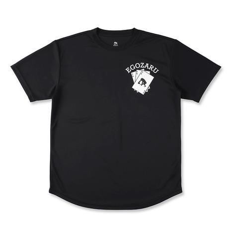 エゴザル（EGOZARU）（メンズ）バスケットボールウェア ドローカード Tシャツ EZST-S24...