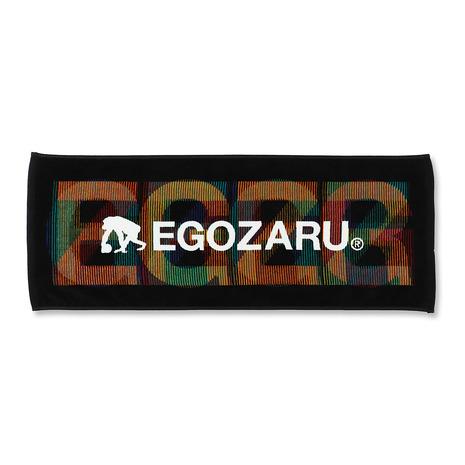 エゴザル（EGOZARU）（メンズ、レディース、キッズ）バーティカルロゴ スポーツフェイスタオル E...