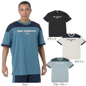 ニューバランス（new balance）（メンズ）バスケットボールウェア リニアロゴハニカムメッシュ 半袖Tシャツ AMT45072｜supersportsxebio