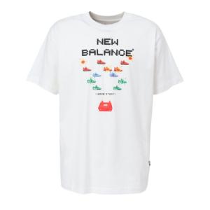 ニューバランス（new balance）（メンズ）バスケットボールウェア Hoops Gamer Pack グラフィック半袖Tシャツ MT41602WT｜SuperSportsXEBIO Yahoo!店