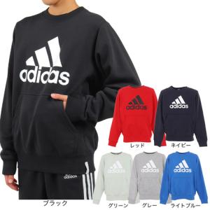 アディダス（adidas）（キッズ）ジュニア エッセンシャルズ プラス ビッグロゴ クルーネックスウェット KWF35｜supersportsxebio