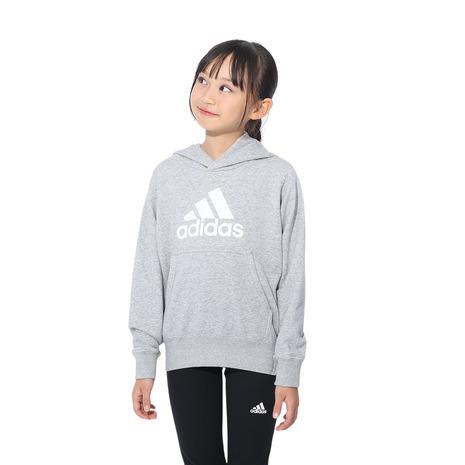 アディダス（adidas）（キッズ）キッズ スウェットフーディ エッセンシャルズ プラス ビッグロゴ...