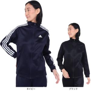 アディダス（adidas）（レディース）スリーストライプス ウォームアップ ジャケット トラックトップ JUH57-IX4951｜SuperSportsXEBIO Yahoo!店