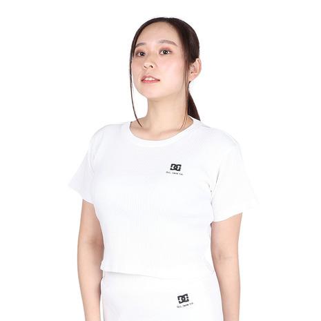 ディーシーシューズ（DC SHOES）（レディース）TELECO CROPPED ショートスリーブT...