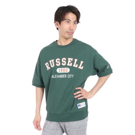ラッセル（RUSSELL）（メンズ）16/-OEカレッジ スウエット 半袖Tシャツ RBM24S00...