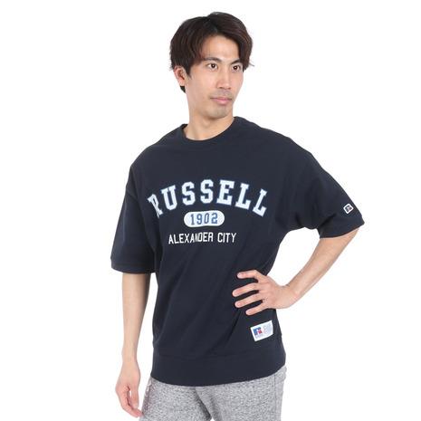 ラッセル（RUSSELL）（メンズ）16/- OE カレッジ スウエット 半袖Tシャツ RBM24S...