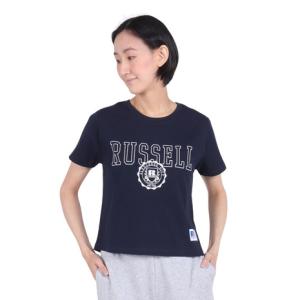 ラッセル（RUSSELL）（レディース）16/-OE ショート丈 REG Tシャツ RBL24S1001 NVY｜supersportsxebio
