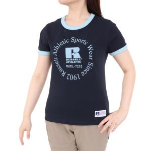 ラッセル（RUSSELL）（レディース）16/-OE REGリンガー 半袖Tシャツ RBL24S1003 NVY｜supersportsxebio