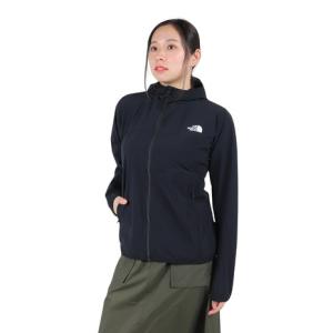 【10%OFFクーポン対象！6/11まで】ノースフェイス（THE NORTH FACE）（レディース）アウター ジャケット マウンテンソフトシェルフーディ NPW22401 K｜SuperSportsXEBIO Yahoo!店