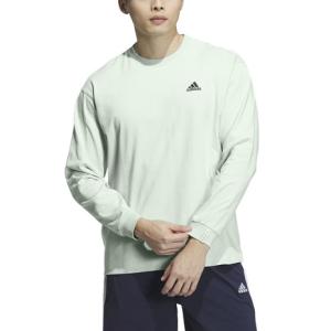 アディダス（adidas）（メンズ）エッセンシャルズプラス ルーズフィット スモールロゴ 長袖Tシャツ KWF00-JF3980｜supersportsxebio